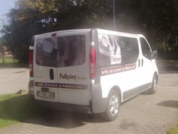 zijkant camionette